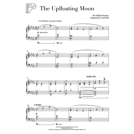 The Upfloating Moon - sheet music (digital download)